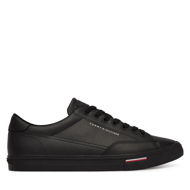 Πάνινα παπούτσια Tommy Hilfiger Vulc Core Rwb Long Lace Lth FM0FM05814 Μαύρο