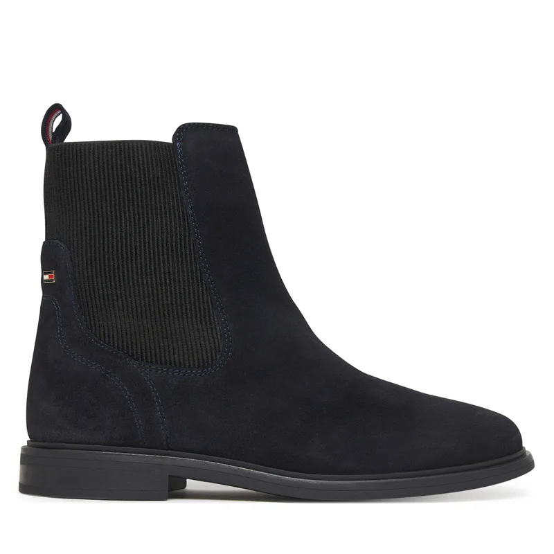 Μποτάκια με λάστιχο Tommy Hilfiger Flag Boot FW0FW08780 Σκούρο μπλε