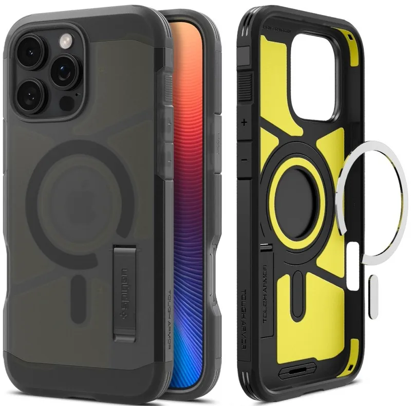 Θήκη Apple iPhone 16 Pro Max - Spigen Tough Armor AI MagFit Ανθεκτική με MagSafe - Frost Black (ACS08502)