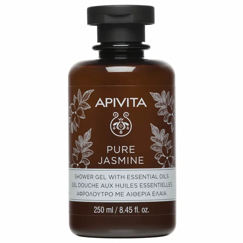 APIVITA Pure Jasmine Αφρόλουτρο Με Αιθέρια Έλαια 250ml