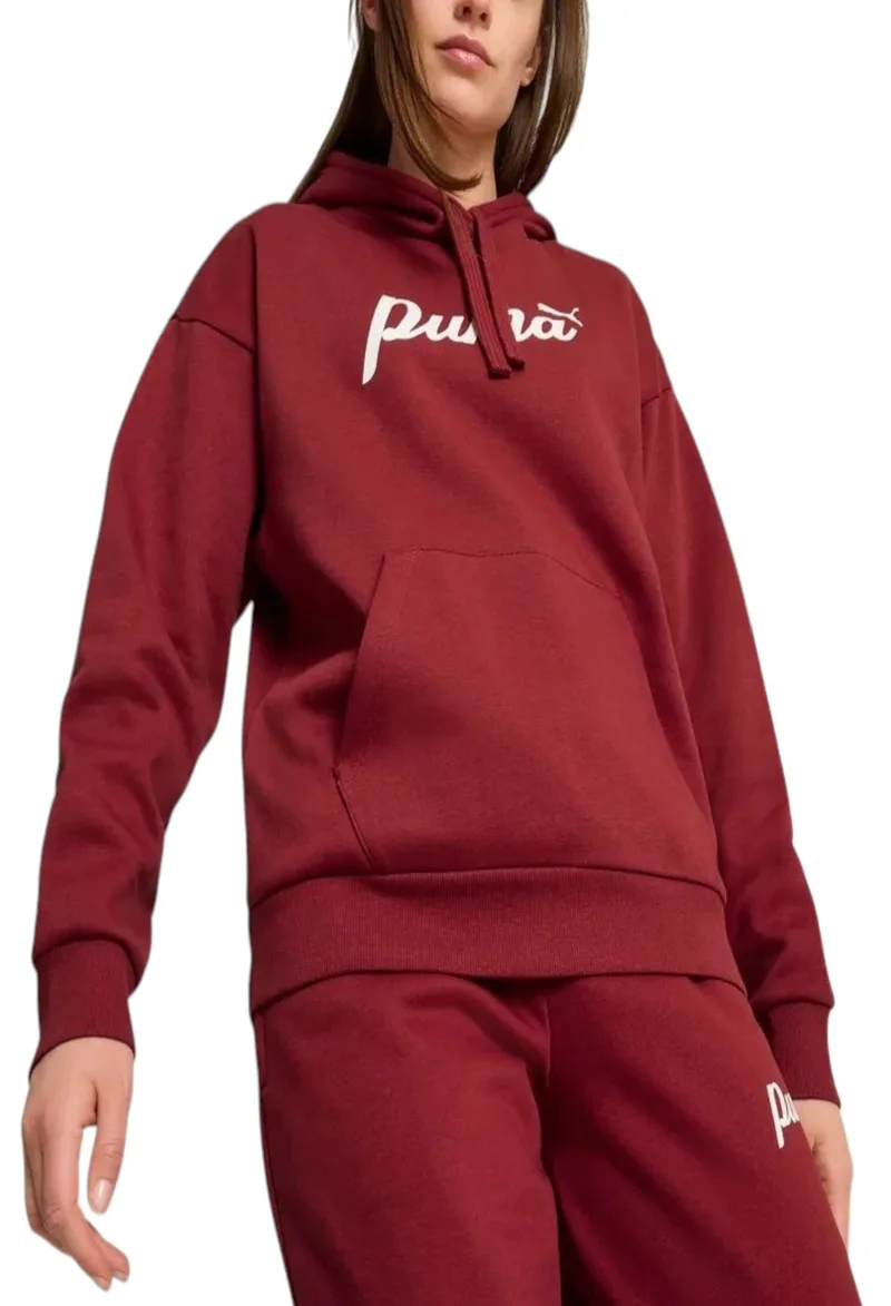 Μπλούζα Μακρυμάνικη Puma Ess+ Script Hoodie 681534-13 Γυναικείο