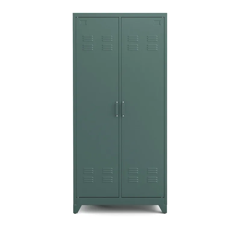 Hiba μεταλλική δίφυλλη ντουλάπα Μ50xΠ85xΥ180cm