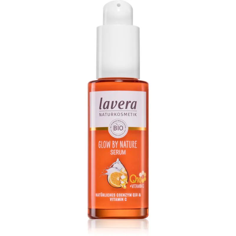 Lavera Glow by Nature δροσιστικός ενυδατικός ορός προσώπου με βιταμίνη C 30 ml
