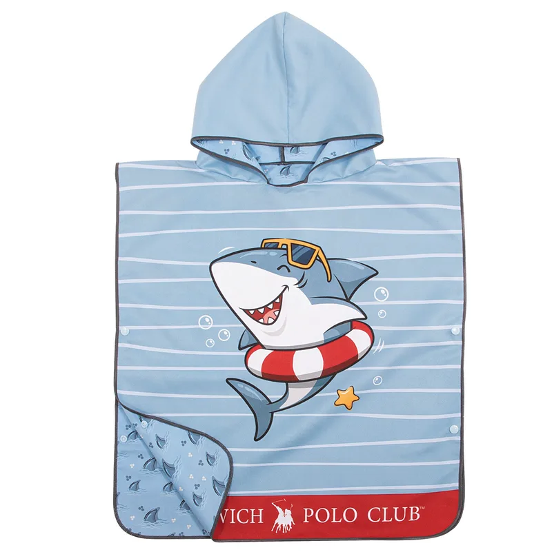 Παιδικό Poncho Greenwich Polo Club 4044 Blue 50x115