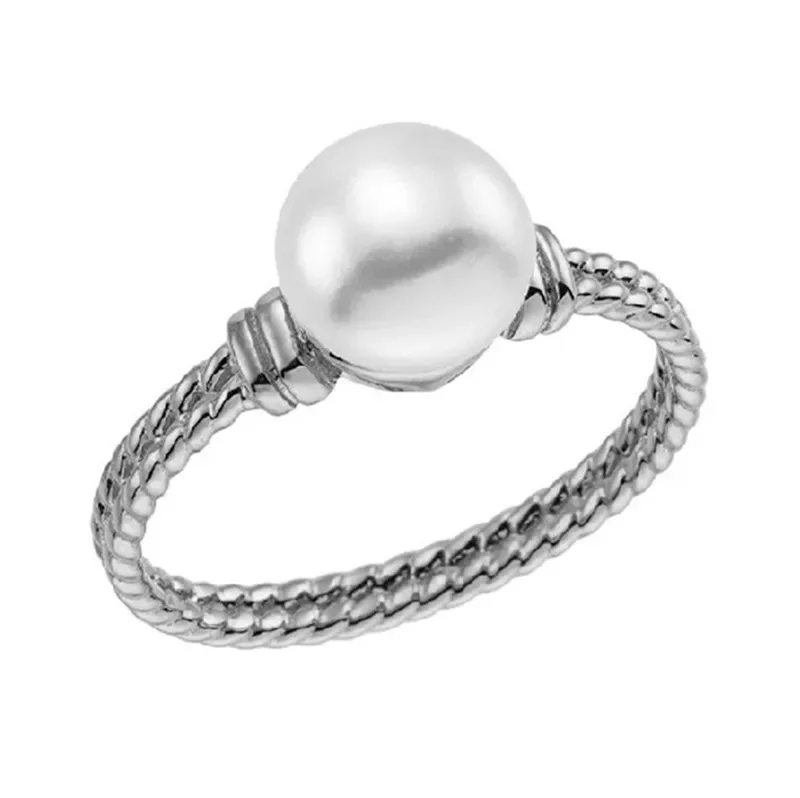 Aσημένιο δαχτυλίδι Vogue 925 Sterling με μαργαριτάρι 6753141 6753143 Ασήμι
