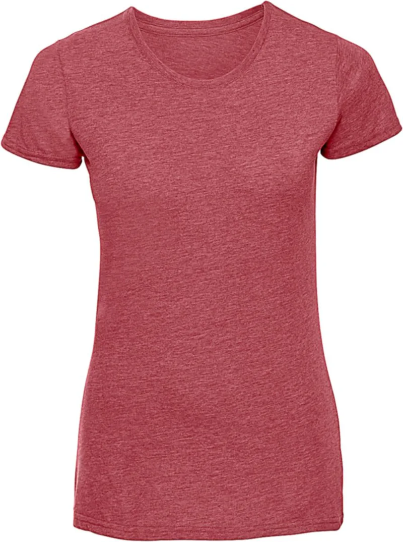 Γυναικείο T-shirt HD Tee R-165F-0 Russell Slim Fit Red Marl