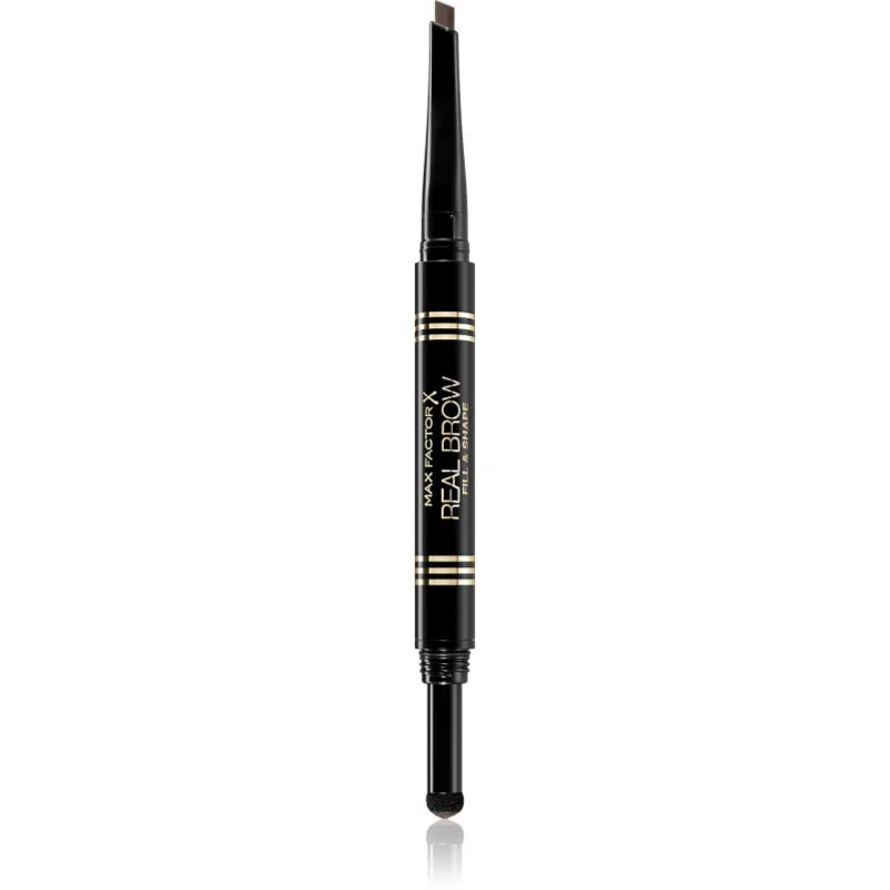 Max Factor Real Brow Fill & Shape μολύβι για τα φρύδια απόχρωση 03 Medium Brown 0.6 γρ