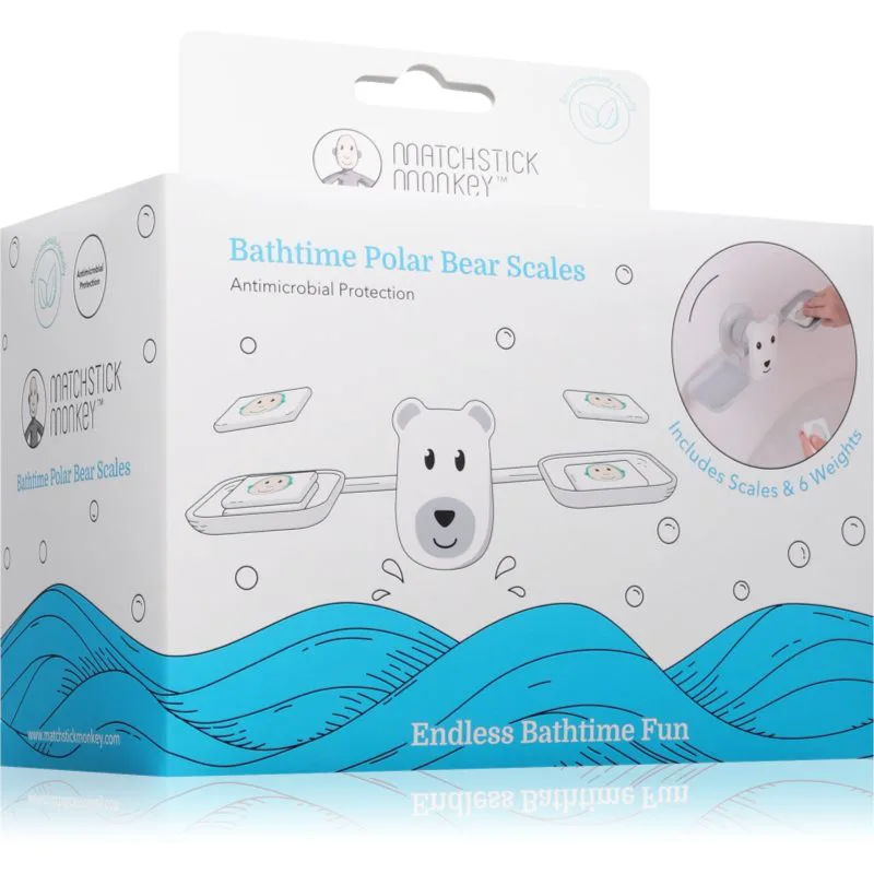 Matchstick Monkey Bathtime Scale Polar Bear παιχνίδι ισορροπίας στη μπανιέρα 12m+ 1 τμχ