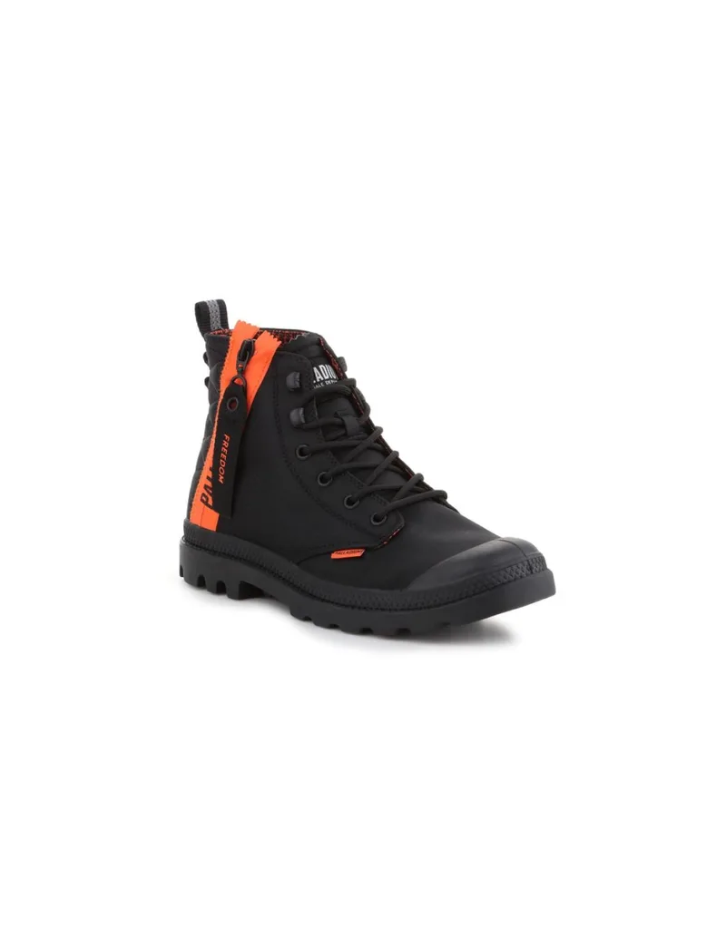 Palladium Pampa Unlocked Μαύρα Ανδρικά Μποτάκια 77239-010-M