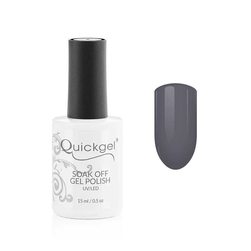 Quickgel Ημιμόνιμο Βερνίκι - No 198 Graphite Glow - 15mL