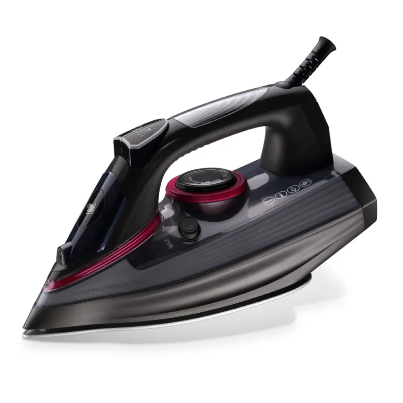 Σίδερο ατμού Voltz V51050D, 2600W, Αυτοκαθαριζόμενο, Στεγνό σιδέρωμα, Κεραμική επίστρωση, Μαύρο