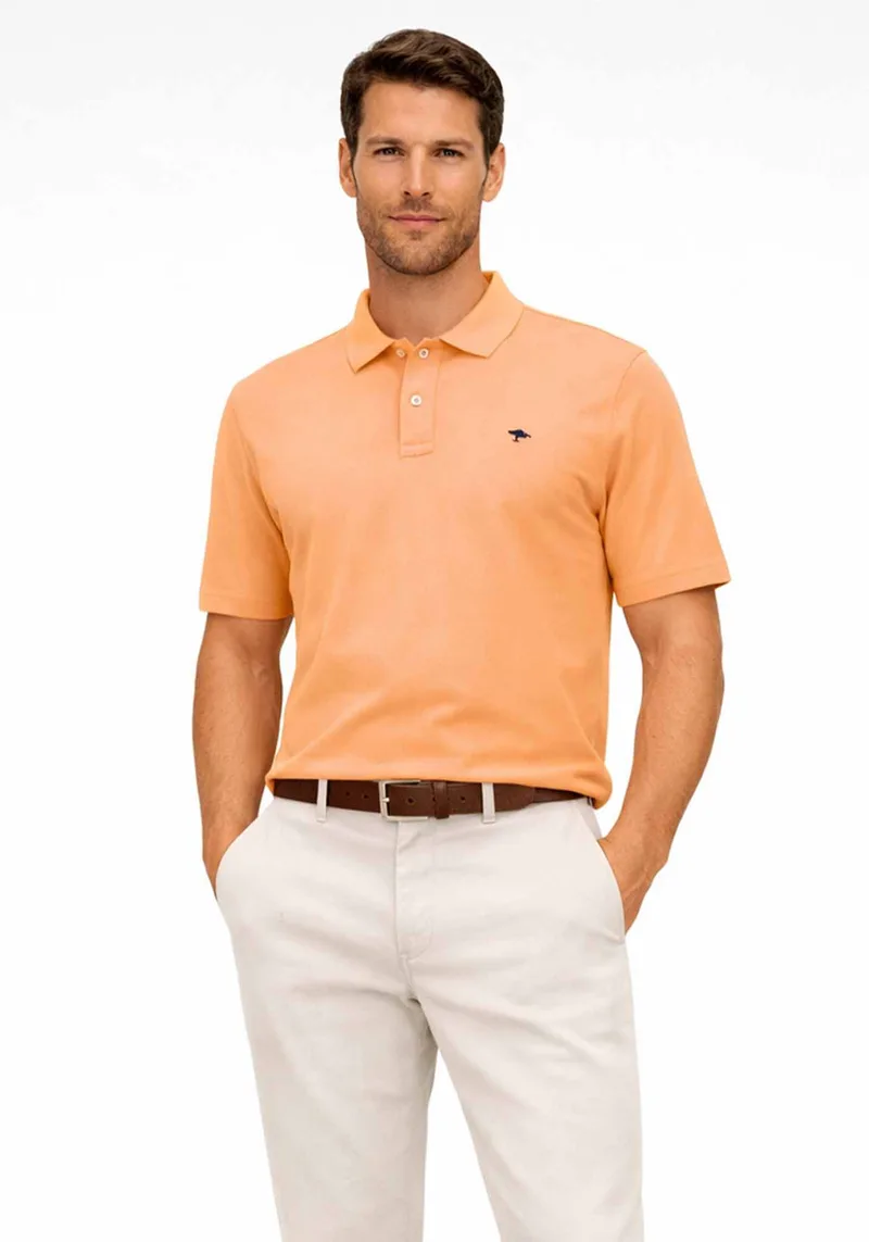 Fynch Hatton Polo Μπλούζα Supima Cotton - 1613 1700 212 Tangerine