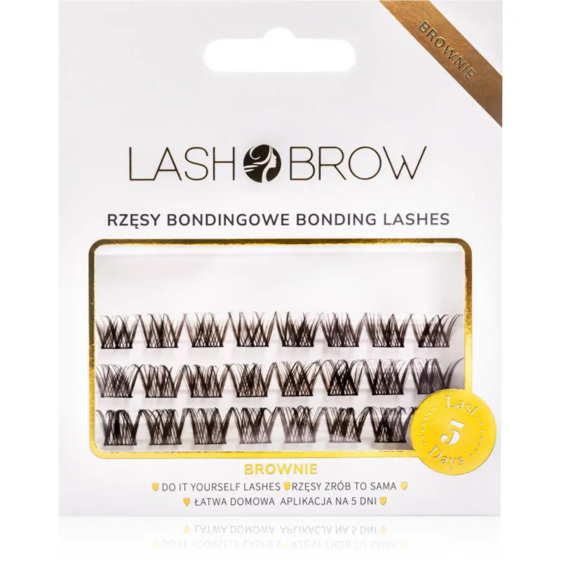 Lash Brow Bonding Eyelashes ψεύτικες βλεφαρίδες σε τουφάκια Drama Queen Brownie 1 τμχ