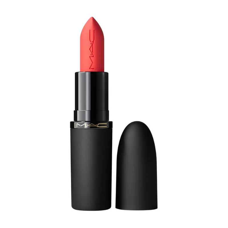 Mac cosmetics Powder Kiss Hazy Matte Lipstick Mandarin o