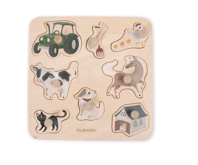 Filibabba Wooden Puzzle - Magic Farm