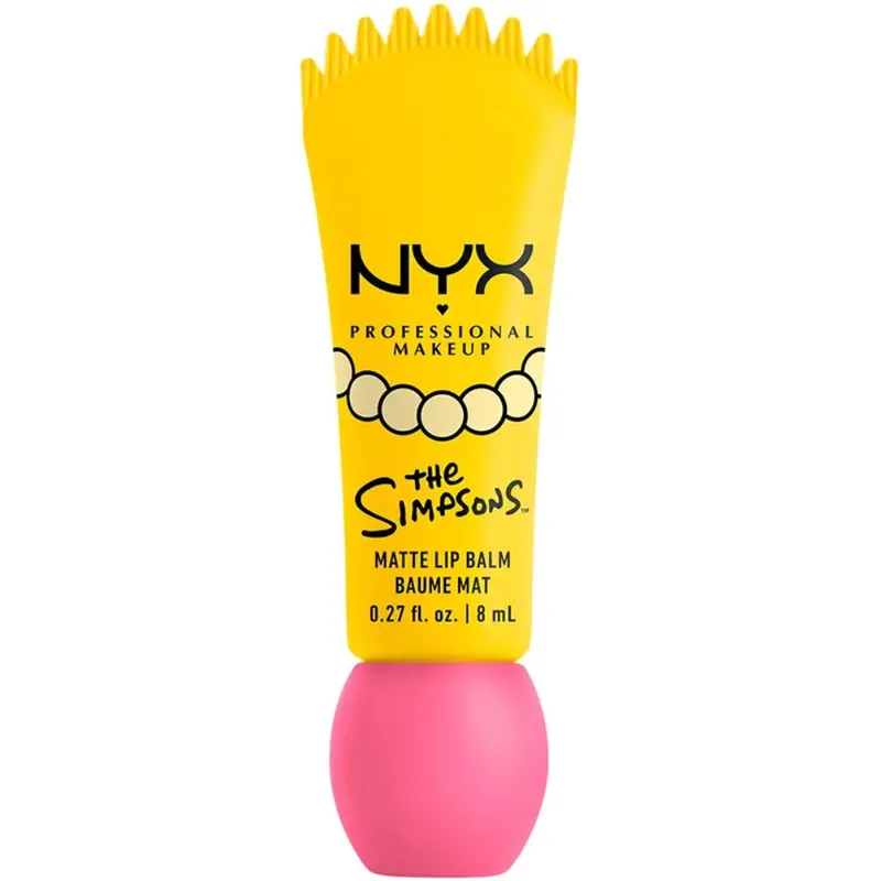 Nyx Professional Makeup The Simpsons Smushy Matte Lip Balm Ενυδατικό Βάλσαμο Χειλιών για Λάμψη & Έντονο Χρώμα 8ml - Smarty Ροζ