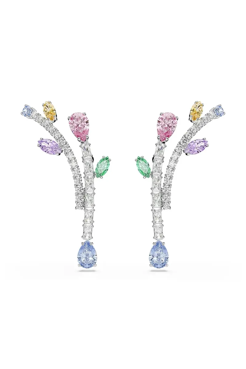 Swarovski σκουλαρίκι γυναικείο μεταλλικό με κρύσταλλο Swarovski Ariana Grande