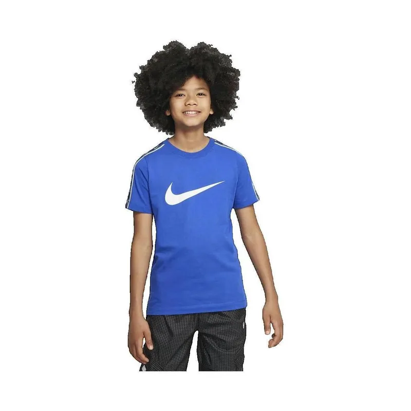 T-shirt με κοντά μανίκια Nike T-shirt Repeat Bleu