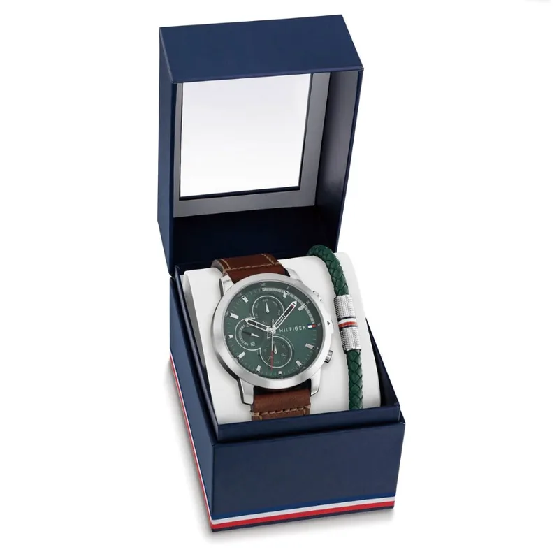 TOMMY HILFIGER Giftset Men’s Watch Bracelet 2770154