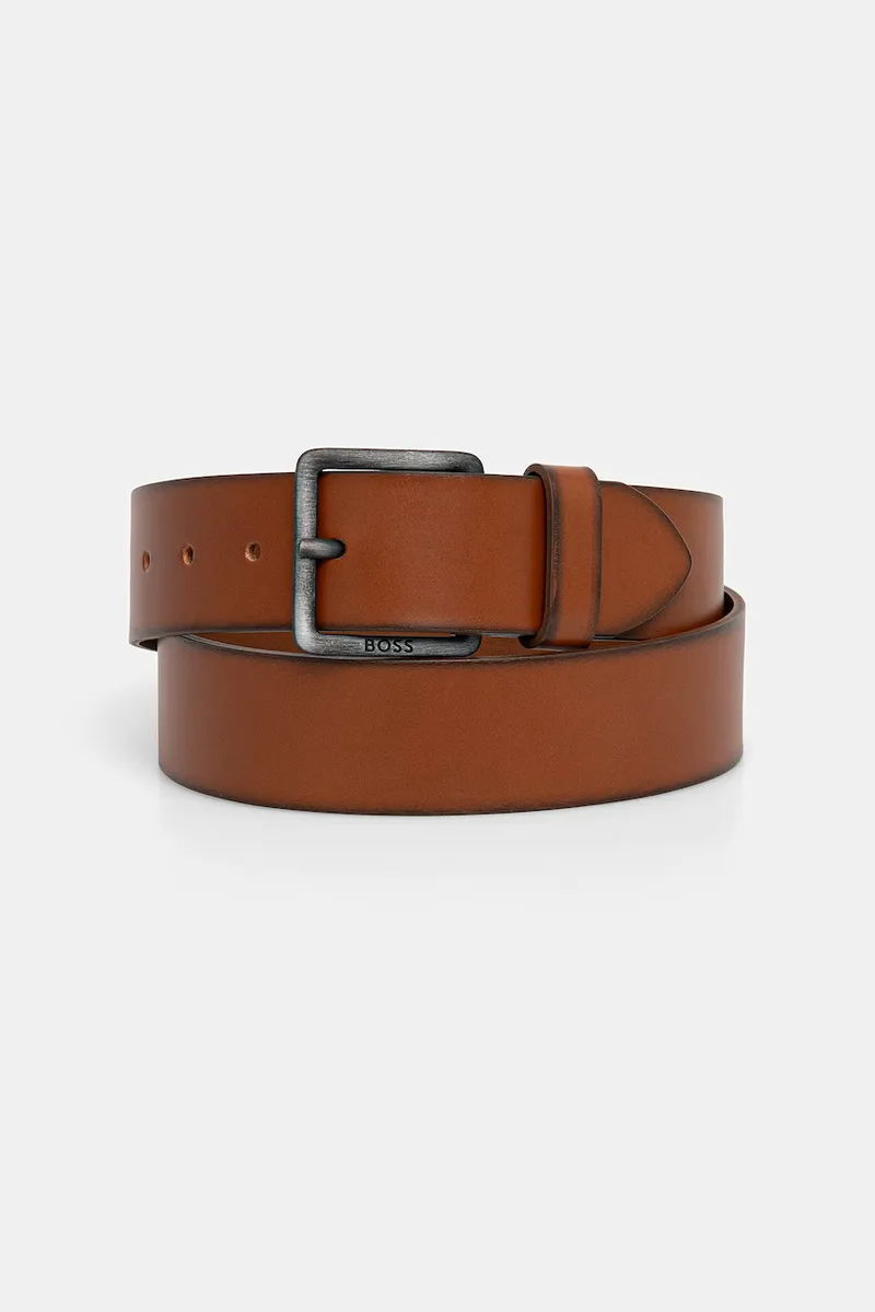 BOSS Ζώνη ανδρική δερμάτινη Jeeko_Sz40