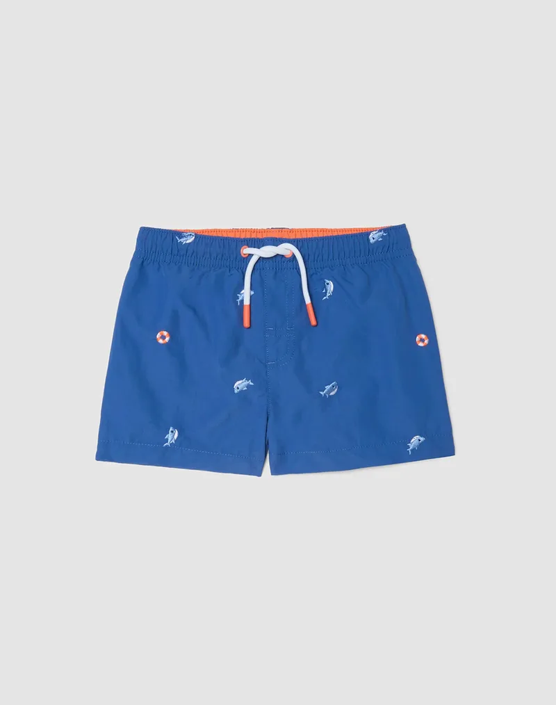 OVS SWIM SHORT AOP 2566388-NOUVEAN NAVY Blue