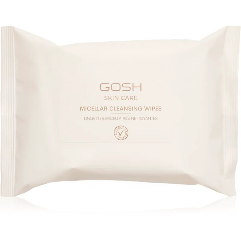 GOSH COPENHAGEN Skin Care Micellar καθαριστικά μαντηλάκια και ντεμακιγιάζ 25 τμχ