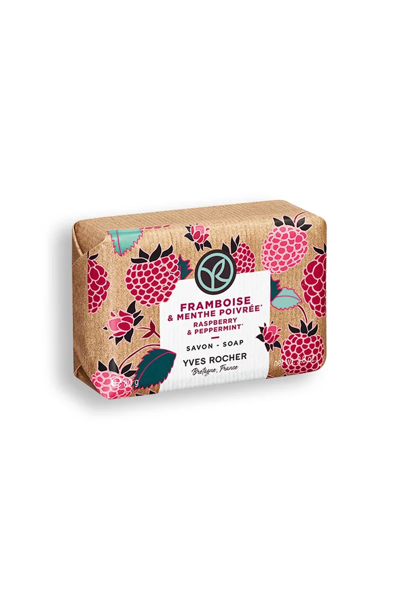 Yves Rocher Raspberry & Peppermint Soap 80 gr - 51058