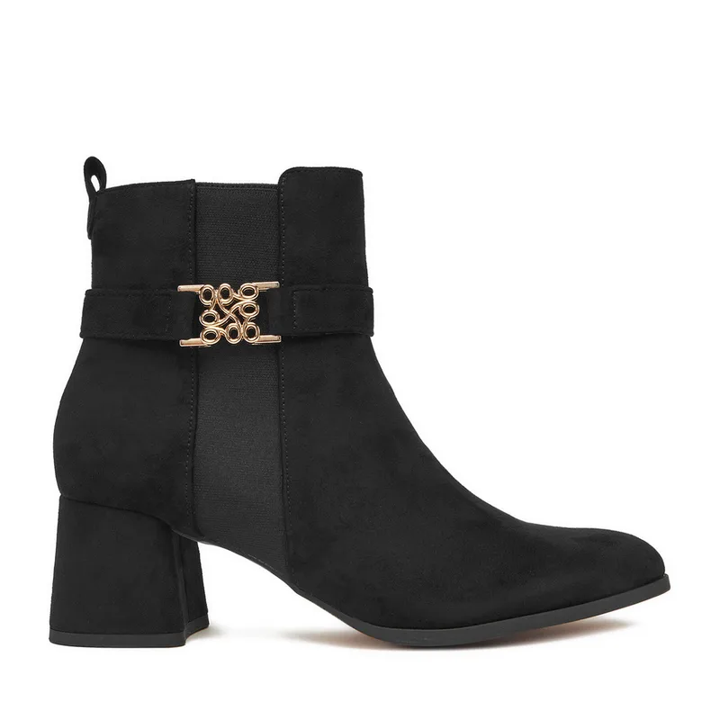 Μποτάκια Nine West CEO-NIBAL-01 Μαύρο