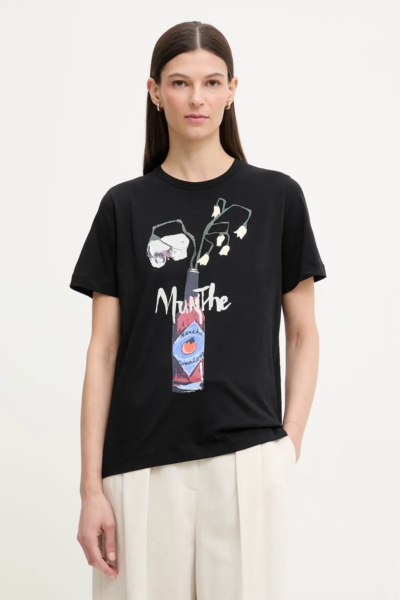 MUNTHE t-shirt γυναικείο βαμβακερό BILCIS