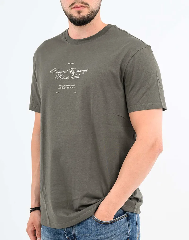 ARMANI EXCHANGE T-SHIRT XM002525AF10334-U8144 Khaki
