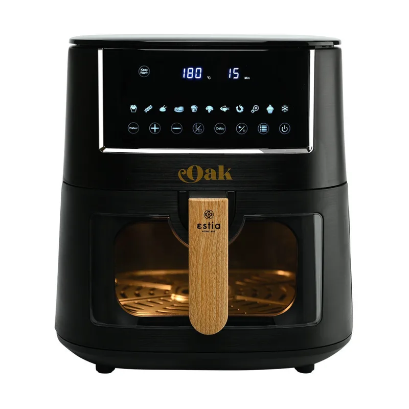 Estia Φριτέζα Αέρος Oak 1650W 7.2Lt Me Ψηφιακή Οθόνη & 11 Προγράμματα Μαγειρέματος