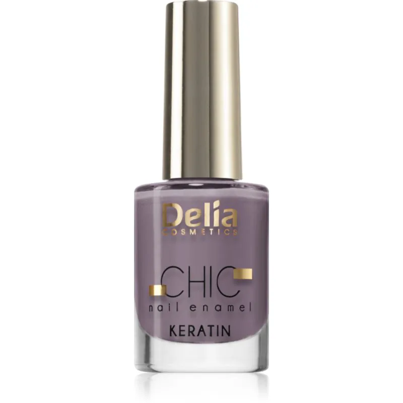 Delia Cosmetics Chic βερνίκι νυχιών με κερατίνη απόχρωση Velvet 12 11 ml