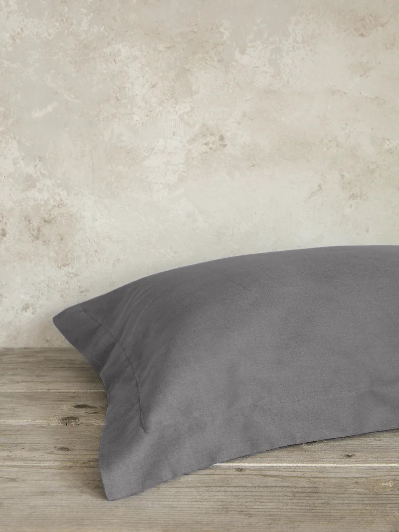 Σετ Μαξιλαροθήκες 2 Τεμαχίων Nima Shadow Gray 52x72+5