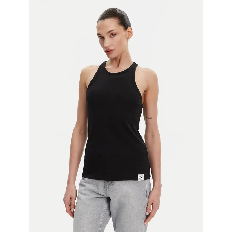 Calvin Klein Underwear Τοπ LV00QS7492 Μαύρο Slim Fit