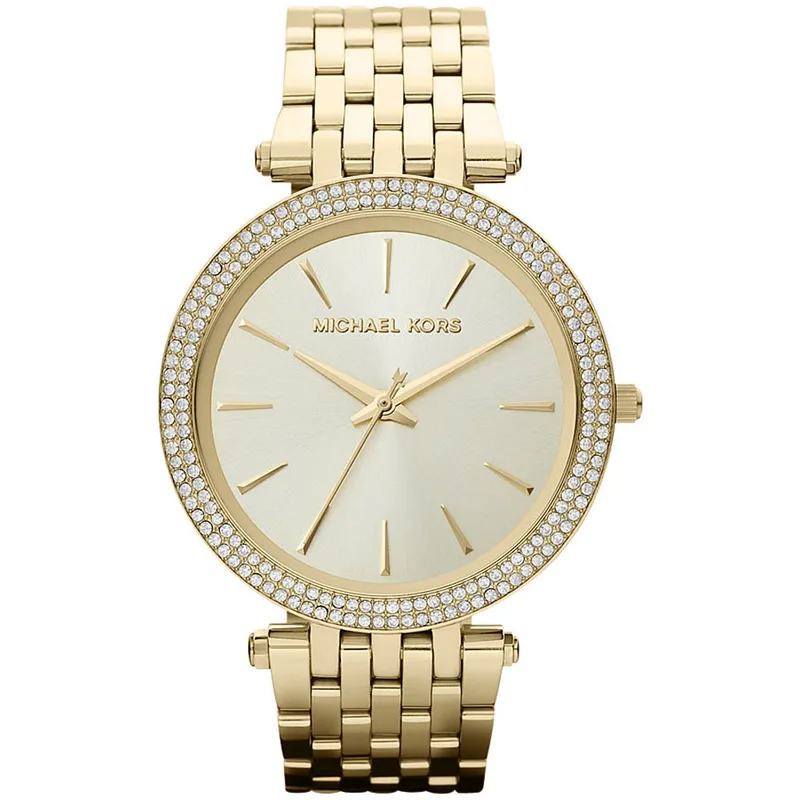 MICHAEL KORS Darci Crystals Χρυσό Stainless Steel Bracelet MK3191