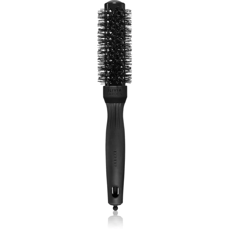 Olivia Garden Black Label SHINE Wavy Bristles στρογγυλή βούρτσα για τα μαλλιά διάμετρος 25 mm 1 τμχ