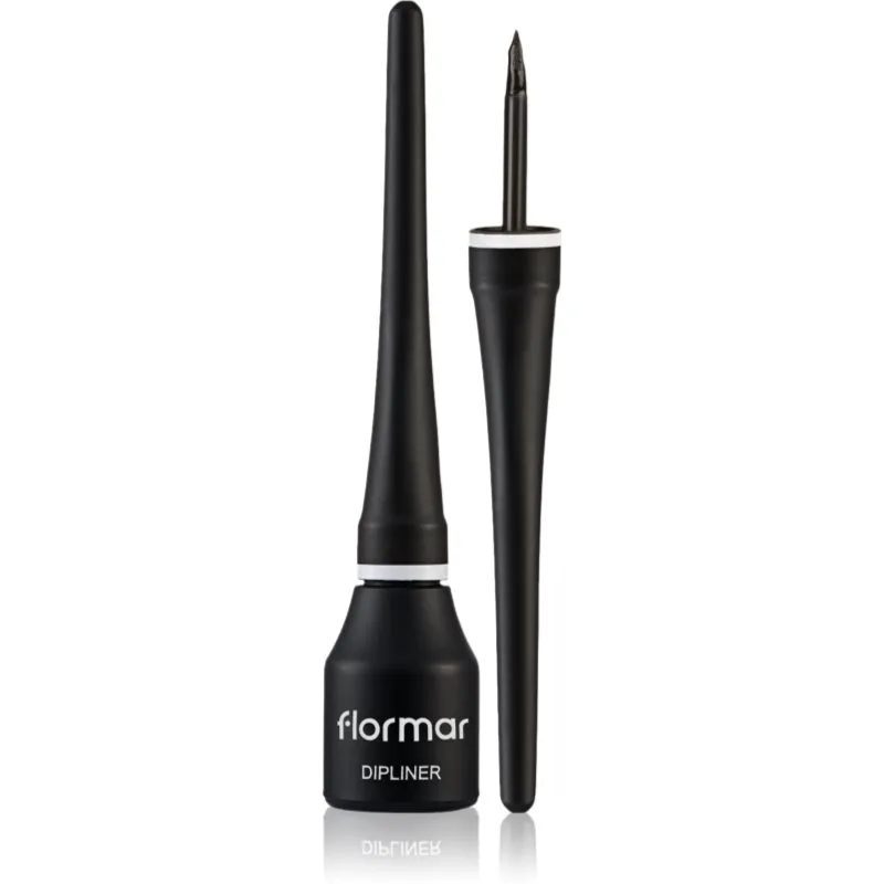 flormar Dipliner μακράς διαρκείας ρευστό λάινερ ματιών απόχρωση Black 3,5 ml