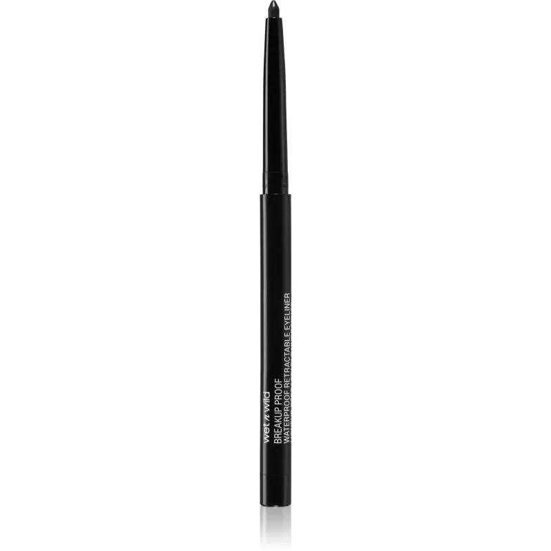Wet n Wild MegaLast Retractable Eyeliner μακράς διαρκείας λάινερ ματιών απόχρωση 03 Blackest Black 0,2 γρ