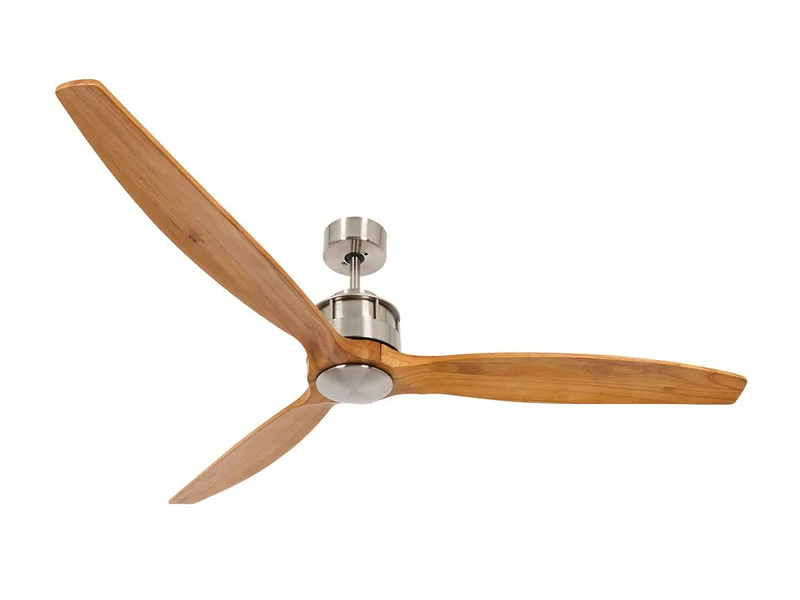 Lucci Air Airfusion Akmani Brushed Chrome/Teak DC 80210506