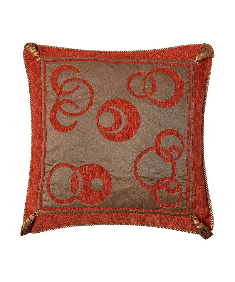 Μαξιλαροθήκη Διακόσμησης Silk Fashion 260 Πορτοκαλί 45x45