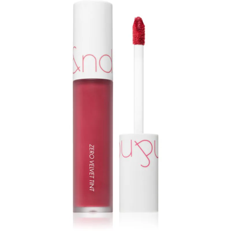 rom&nd Zero Velvet Tint κρεμώδες κραγιόν με ματ αποτελέσματα απόχρωση #04 Burnt Heart 5,5 γρ