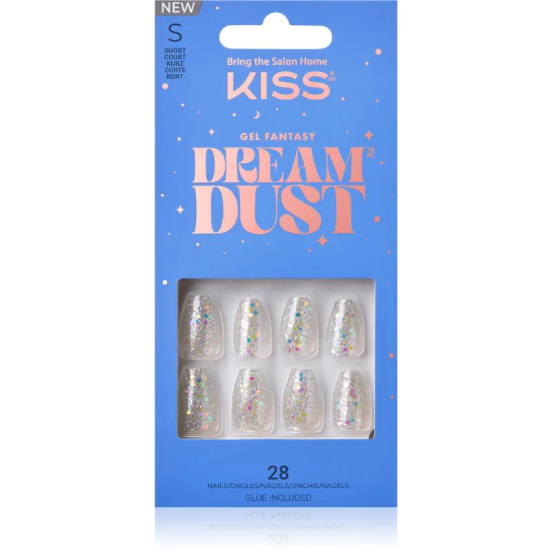 KISS Dream Dust Gel Fantasy Ψεύτικα νύχια Mood Dust 28 τμχ