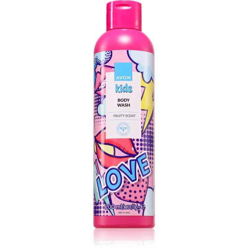 Avon Kids Fruit απαλό τζελ για ντους 200 ml