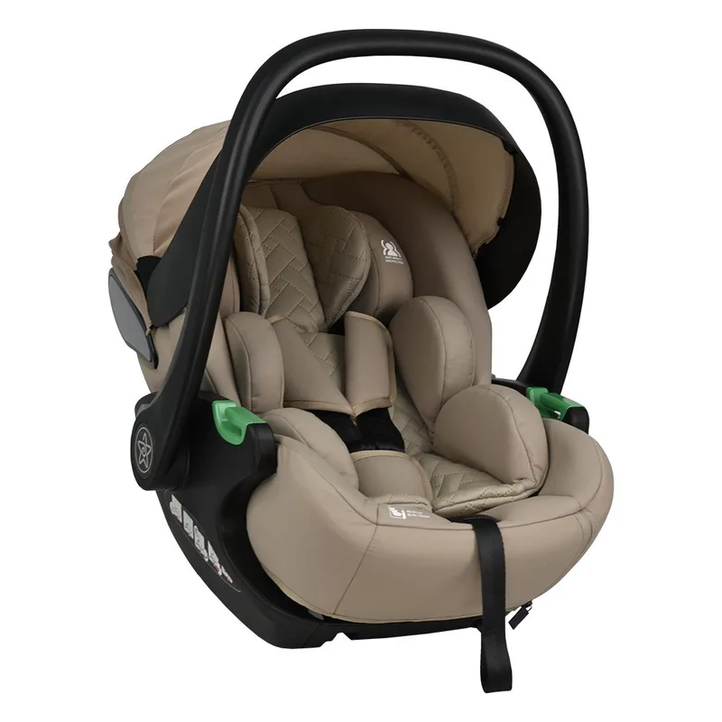 Κάθισμα Αυτοκινήτου Bebe Stars Baby i-Size Natural Μπεζ 004-182