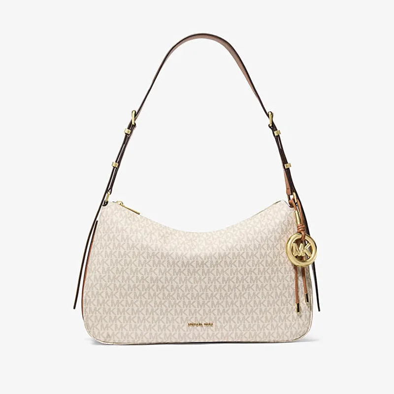 Michael Kors Md Tz Conv Shoulder Vanilla/ Acorn Universal