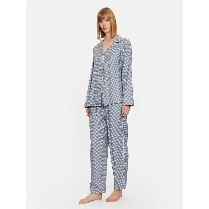 Selmark Πιτζάμα Corbatera P7376 Μπλε Regular Fit