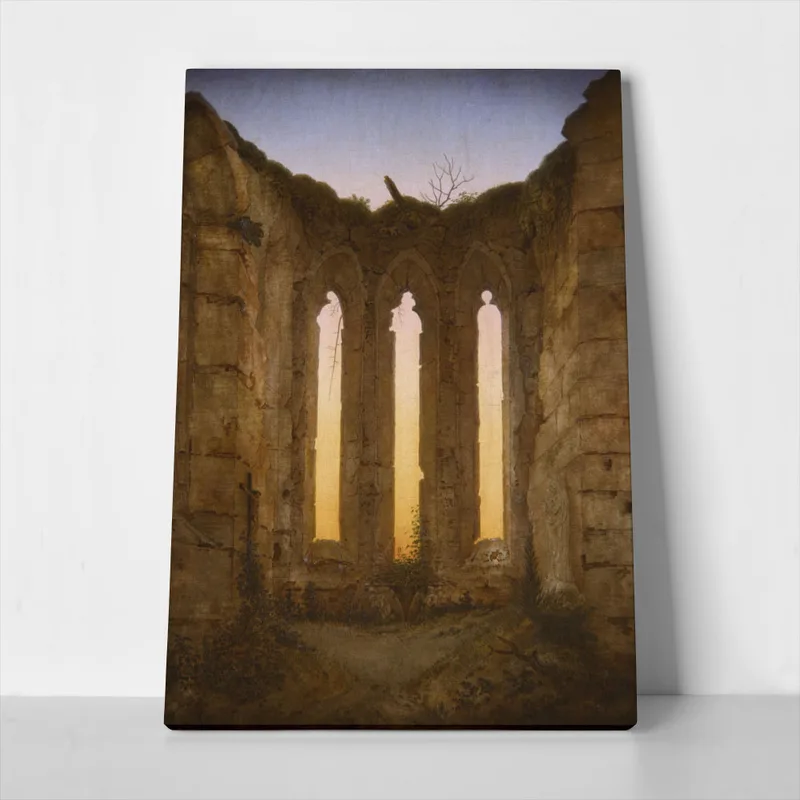 Πίνακας σε Καμβά CASPAR DAVID FRIEDRICH - RUINS OF THE OYBIN