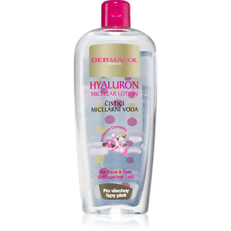 Dermacol Hyaluron μικυλλιακό νερό καθαρισμού 400 ml