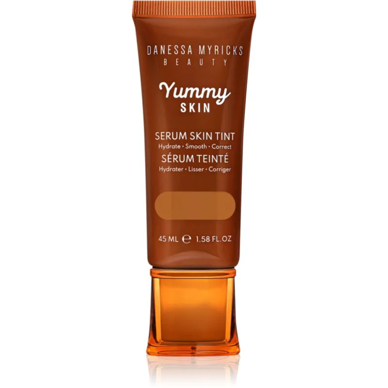 Danessa Myricks Beauty Yummy Skin Serum Skin Tint ενυδατικό μεικ απ με λειαντική επίδραση απόχρωση 11 - Tan to Dark Skin with Neutral Olive Undertones
