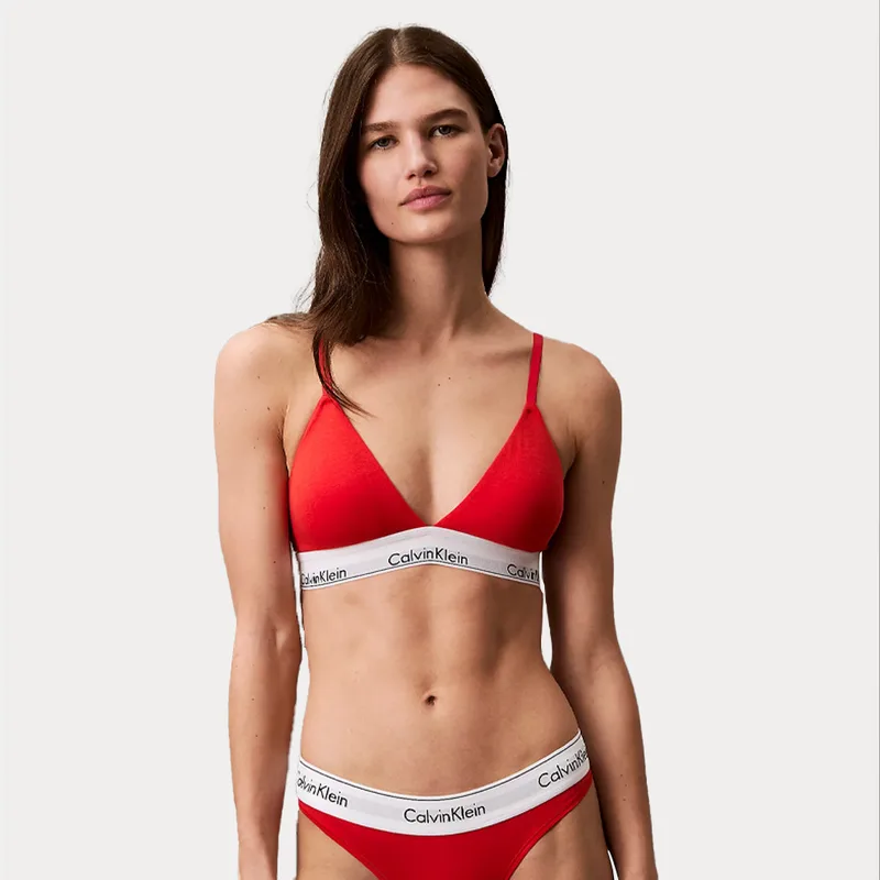 Calvin Klein Lightly Lined Triangle Γυναικείο Εσώρουχο Πάνω Μέρος (9000225938_85256)